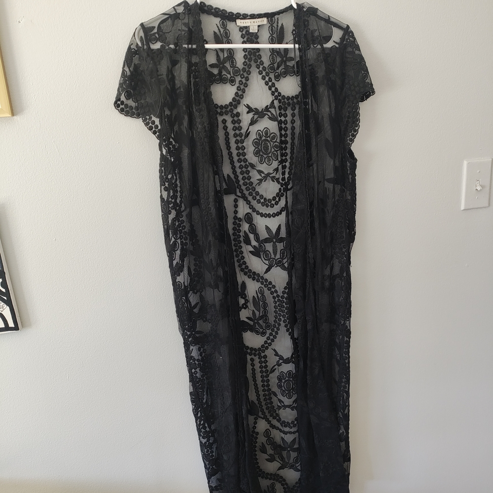 Haute Monde Black Lace Overlay